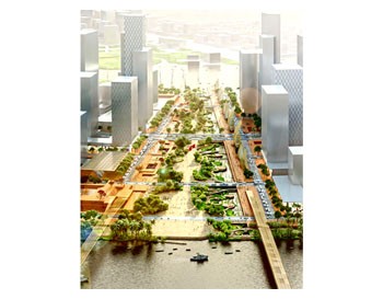 An artist’s impression of the Thu Thiem New Urban Area (Source: SGGP)